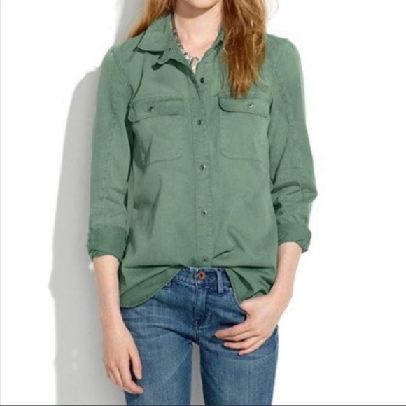 Madewell Button Up Tomboy Workshirt - Picture 1 of 4